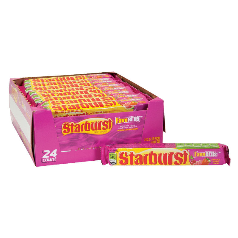 Wholesale Starburst Fave Reds 2.07 Oz Bulk