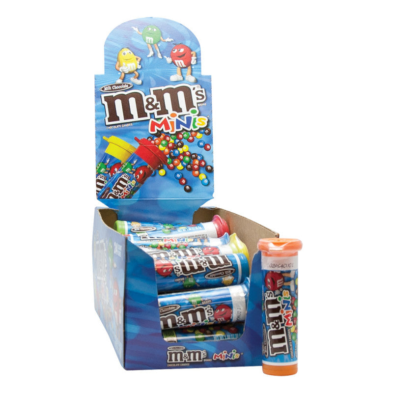 Wholesale M&M's Mini Milk Chocolate M&M's 1.08 Oz Tube- Bulk