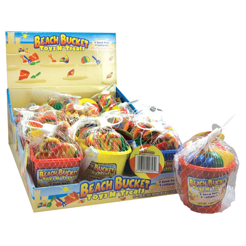 Wholesale Beach Bucket Toys And Treats 1.48 Oz- Bulk