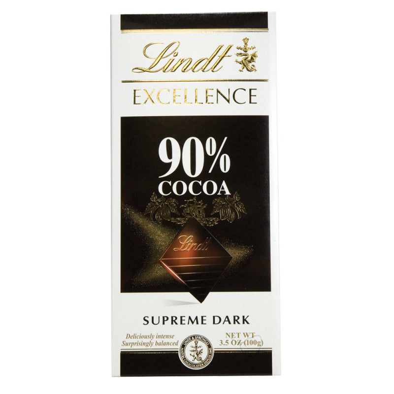 Wholesale Lindt Excellence 90% Supreme Dark Chocolate 3.5 Oz Bar Bulk