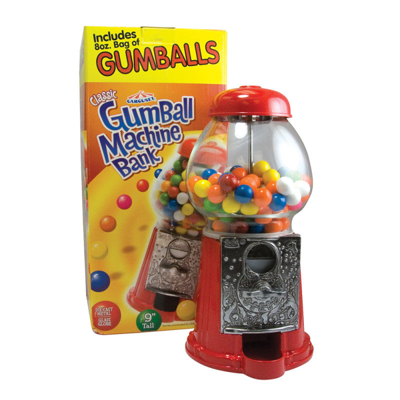 Wholesale Gumball Machine Bank With Gumballs 8 Oz-6ct case Bulk