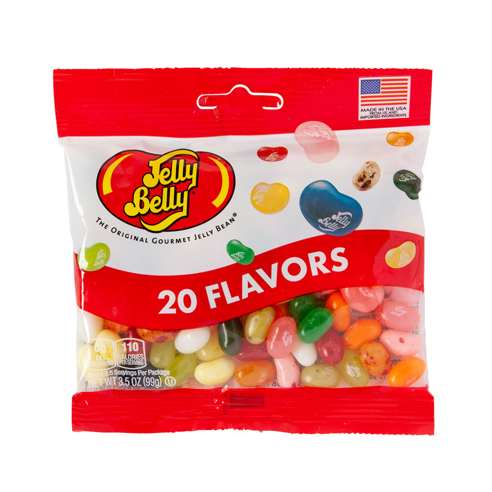 Wholesale Jelly Belly 20 Flavors Jelly Beans 3.5 Oz Bag- Bulk