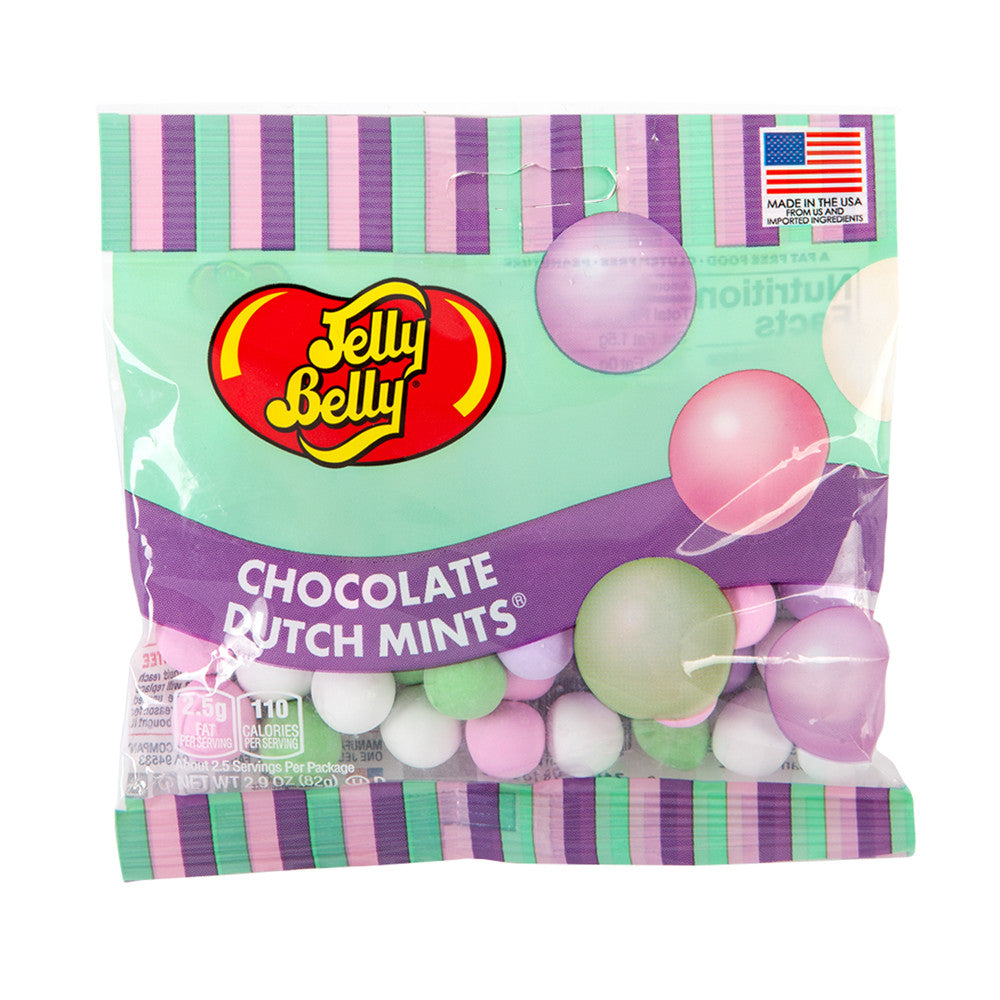Jelly Belly Chocolate Dutch Mints 2.9 Oz Bag
