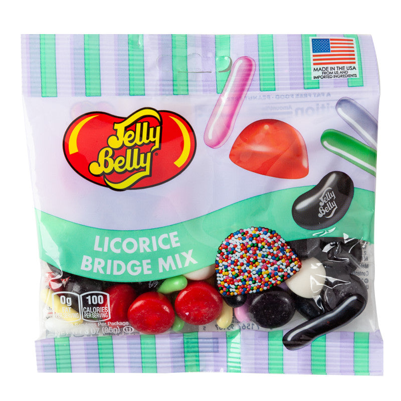 Wholesale Jelly Belly Licorice Bridge Mix 3 Oz Bag- Bulk