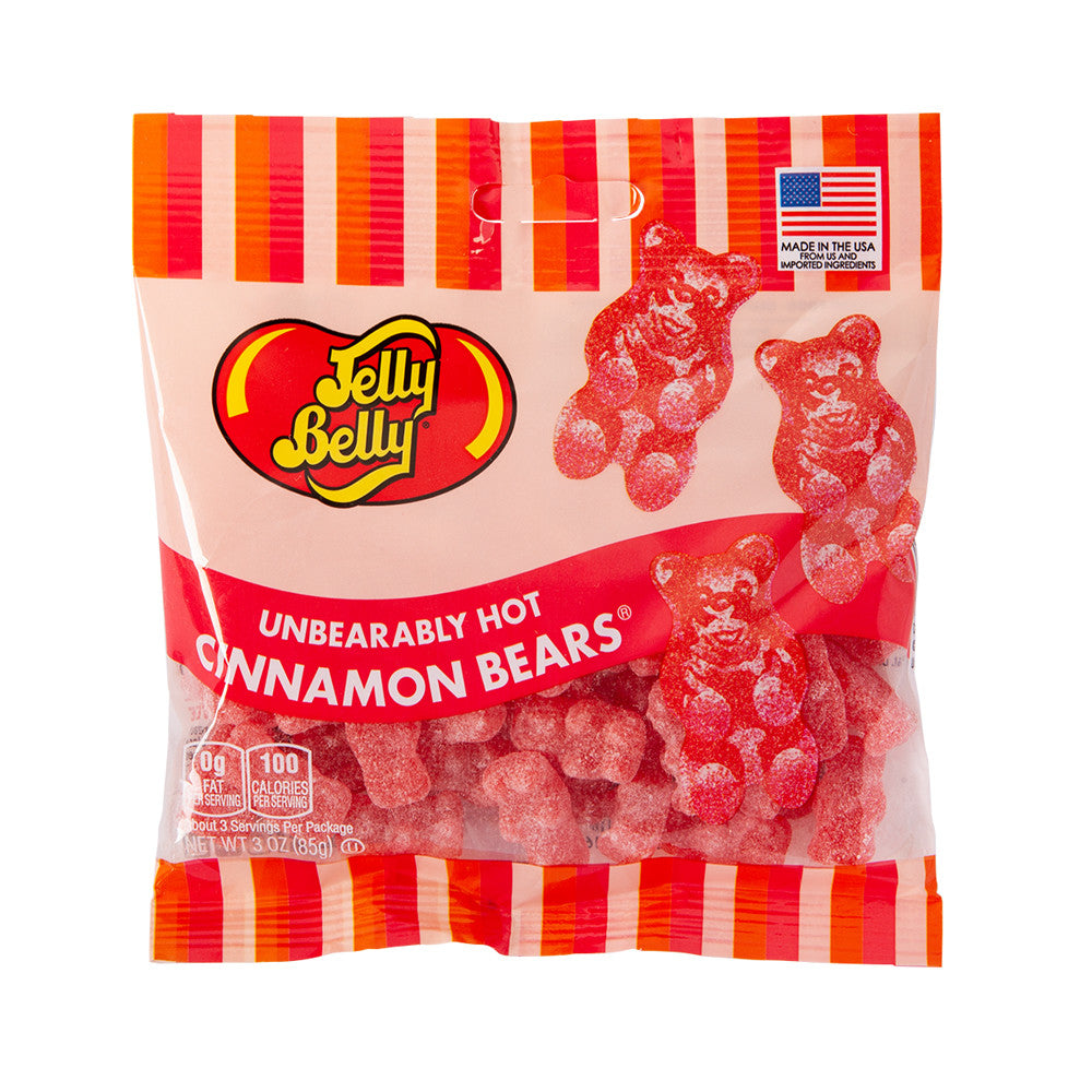 Wholesale Jelly Belly Cinnamon Bears 3 Oz Bag-12ct Case Bulk