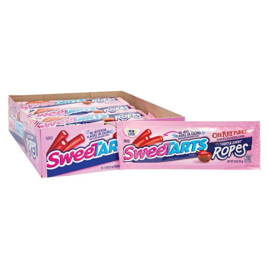 Wholesale Sweetart Cherry Punch Chewy Ropes 1.8 Oz- Bulk