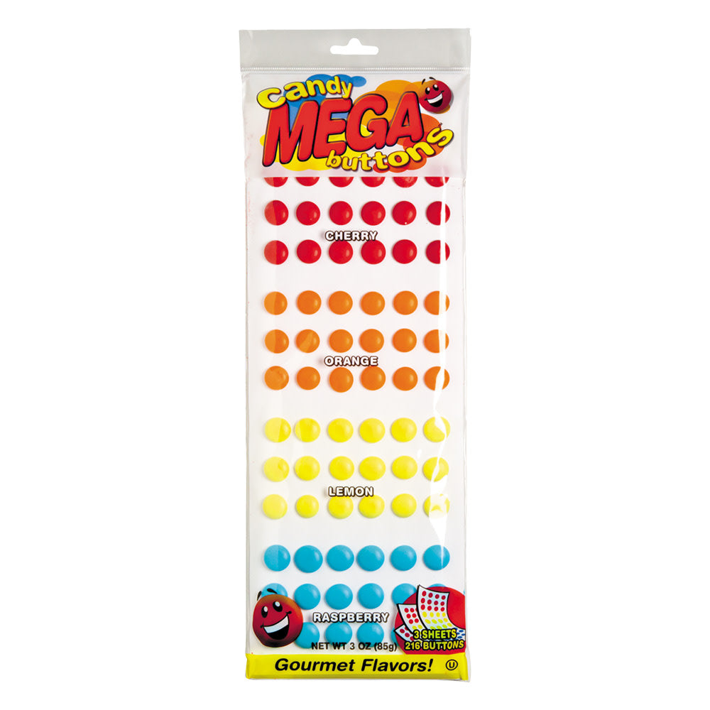 Wholesale Mega Candy Buttons 3 Oz- Bulk