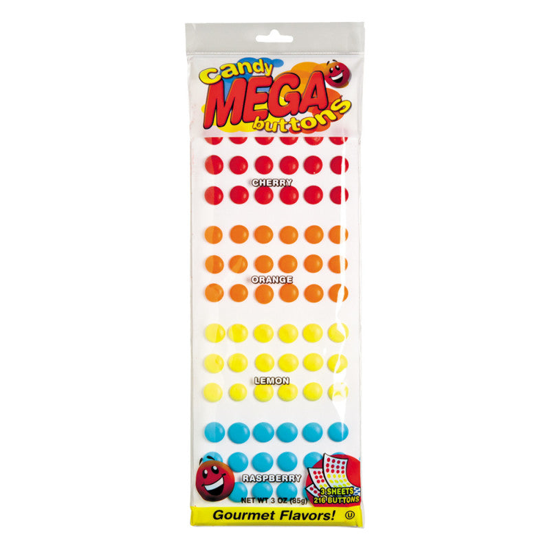 Wholesale Mega Candy Buttons 3 Oz Bulk