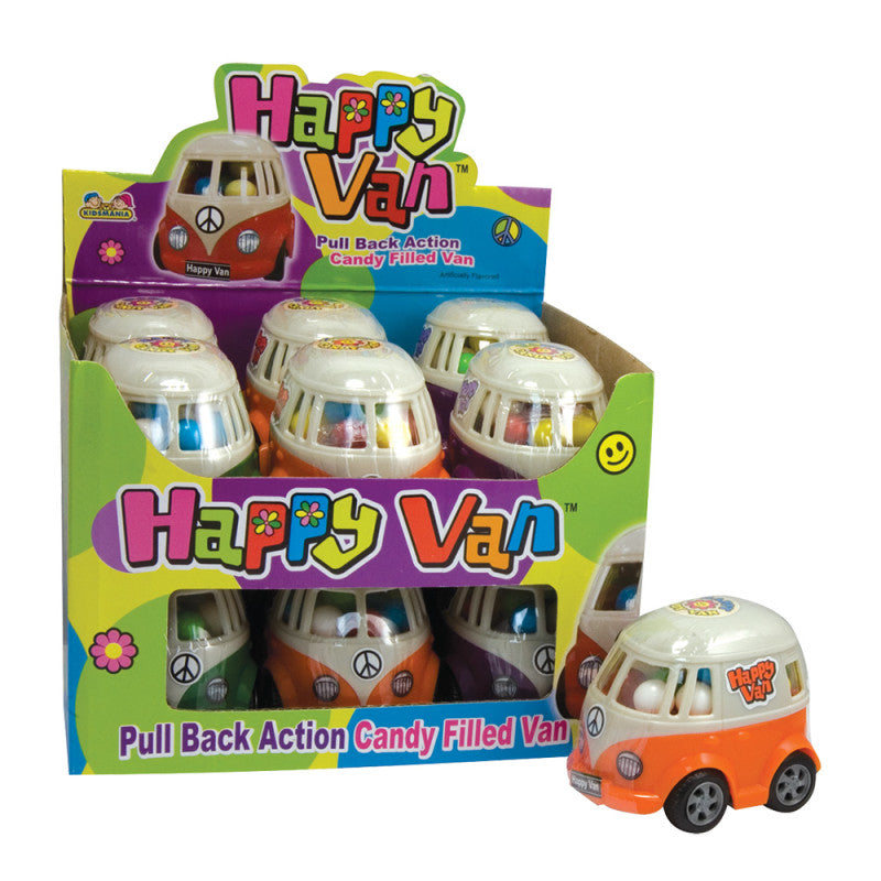 Wholesale Happy Van Filled With Candy 0.53 Oz Bulk