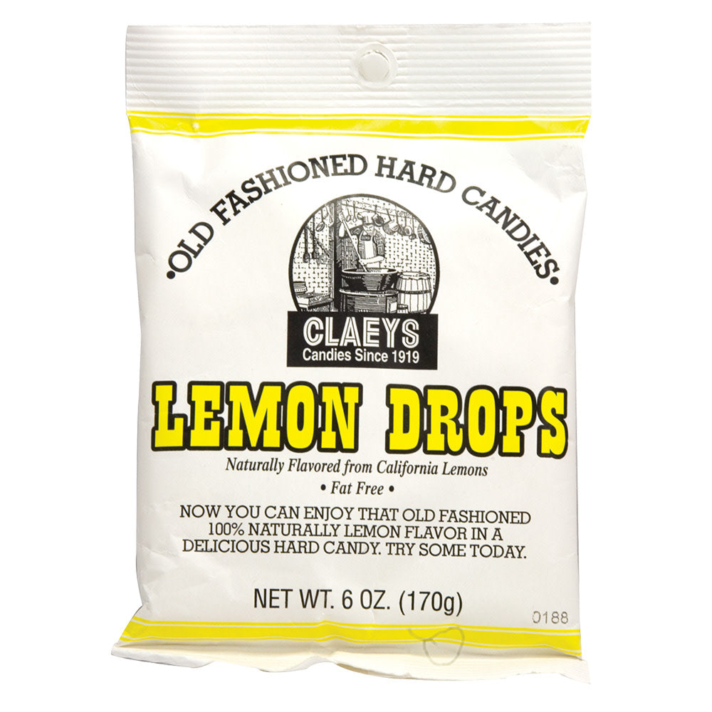 Claey'S Lemon Drops 6 Oz Bag