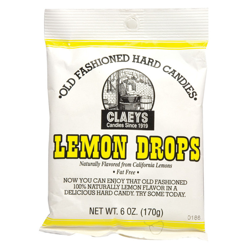 Claey's Lemon Drops 6 Oz Bag – BoxNCase