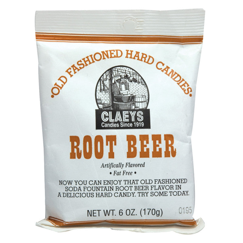 Wholesale Claey's Root Beer Drops 6 Oz Bag Bulk