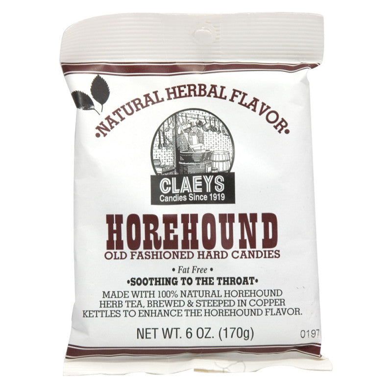 Wholesale Claey's Horehound Drops 6 Oz Bag- Bulk