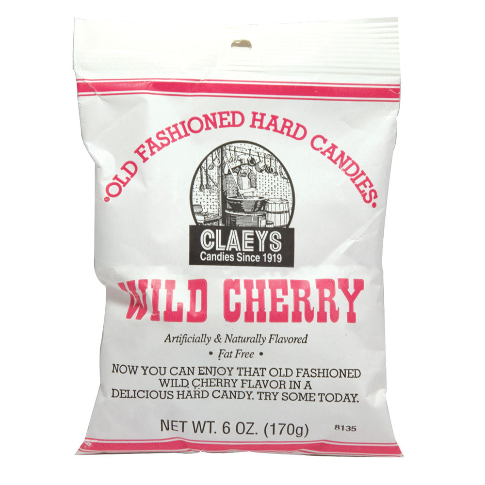 Claey'S Wild Cherry Drops 6 Oz Bag