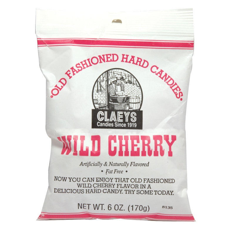 Wholesale Claey's Wild Cherry Drops 6 Oz Bag- Bulk