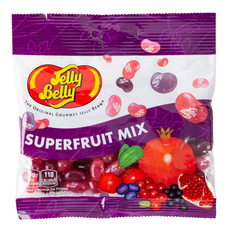 Wholesale Jelly Belly Superfruit Mix Jelly Beans 3.1 Oz Bag Bulk