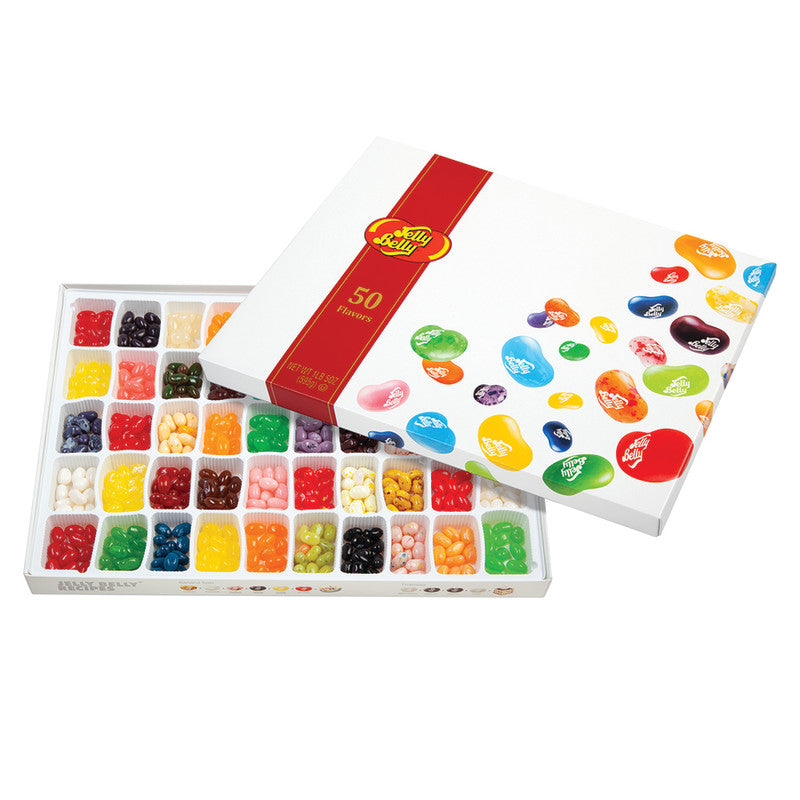 Wholesale Jelly Belly 50 Flavor Jelly Bean Classic 21 Oz Gift Box Bulk