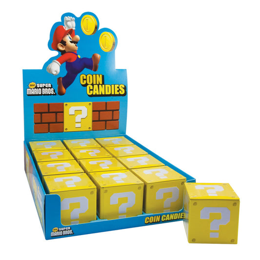 Wholesale Super Mario Coin Candies 1.2 Oz Tin- Bulk