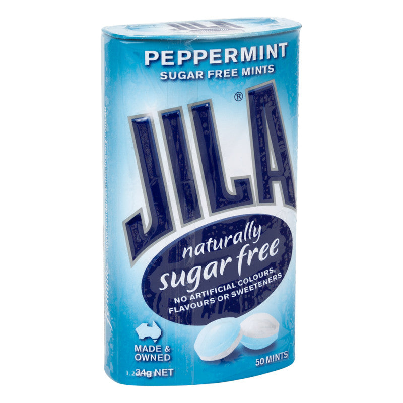 Wholesale Jila Sugar Free Peppermint Mints Tin 1.2 Oz Bulk