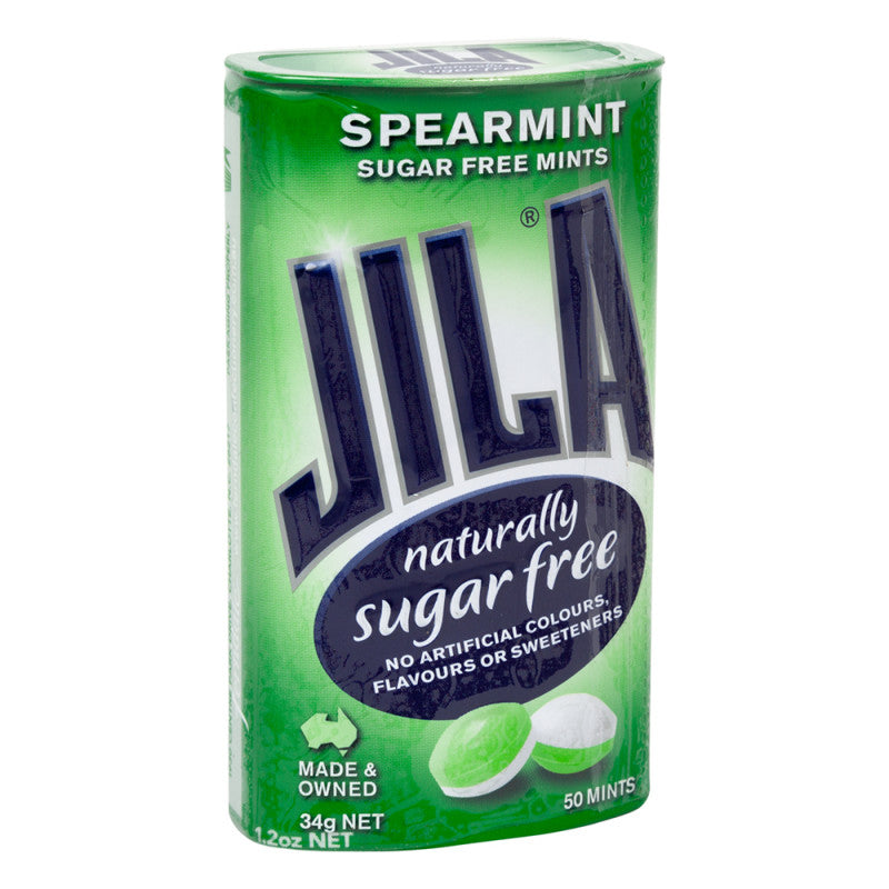 Wholesale Jila Sugar Free Spearmint Mints Tin 1.2 Oz Bulk