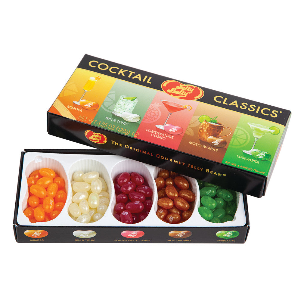 Wholesale Jelly Belly Cocktail Classics Jelly Bean Assortment 4.25 Oz Box-12ct Case Bulk