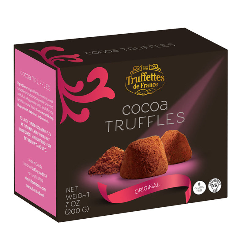 Wholesale Truffettes De France Original Cocoa Truffles 7 Oz Box Bulk