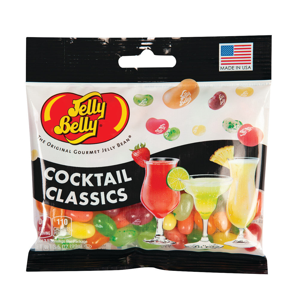 Wholesale Jelly Belly Cocktail Classics Jelly Beans 3.5 Oz Bag-12ct Case Bulk