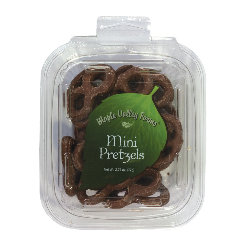 Wholesale Maple Valley Farms Mini Chocolate Pretzels 2.75 Oz Peg Tub- Bulk
