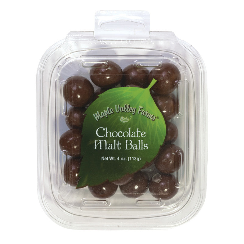 Wholesale Maple Valley Farms Chocolate Malt Balls 4 Oz Peg Tub- Bulk