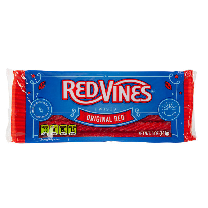 Wholesale Red Vines Original Red Licorice Twists 5 Oz- Bulk