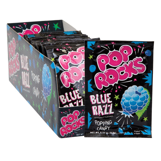 Wholesale Pop Rocks Blue Razz Popping Candy 0.33 Oz- Bulk