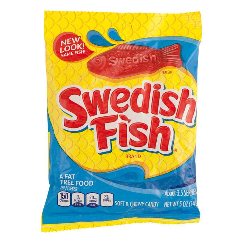 Wholesale Swedish Fish Red 5 Oz Peg Bag Bulk