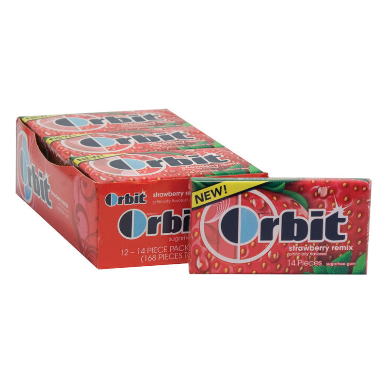 Wholesale Orbit Sugar Free Strawberry Gum Bulk