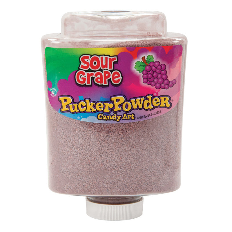 Wholesale Pucker Powder Sour Purple Grape 9 Oz Bottle- Bulk