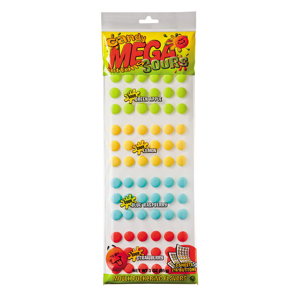 Mega Sour Candy Buttons