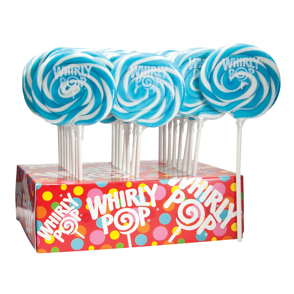 Wholesale Whirly Pop Blueberry Light Blue And White 1.5 Oz- Bulk