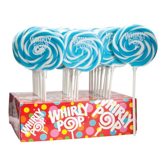 Wholesale Whirly Pop Blueberry Light Blue And White 1.5 Oz- Bulk