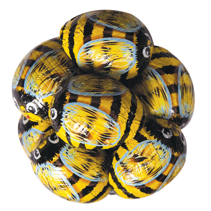Wholesale Madelaine Milk Chocolate Foiled Bumble Bee- Bulk