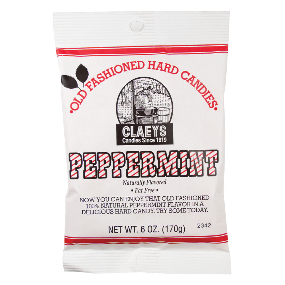 Claey'S Peppermint Drops 6 Oz Bag