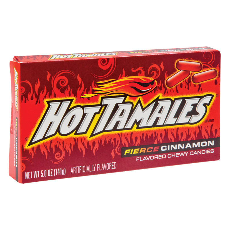 Wholesale Hot Tamales Fierce Cinnamon 5 Oz Theater Box Bulk