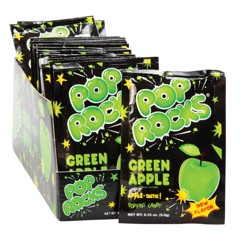 Wholesale Pop Rocks Green Apple Popping Candy 0.33 Oz Bulk