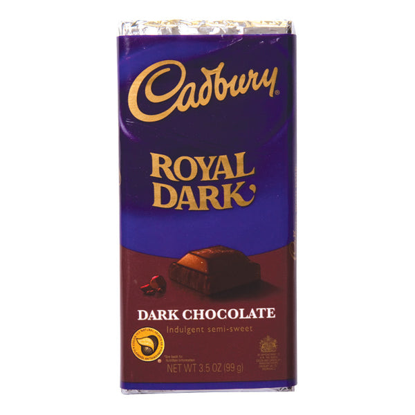 Cadbury Royal Dark Chocolate, Dark - 3.5 oz