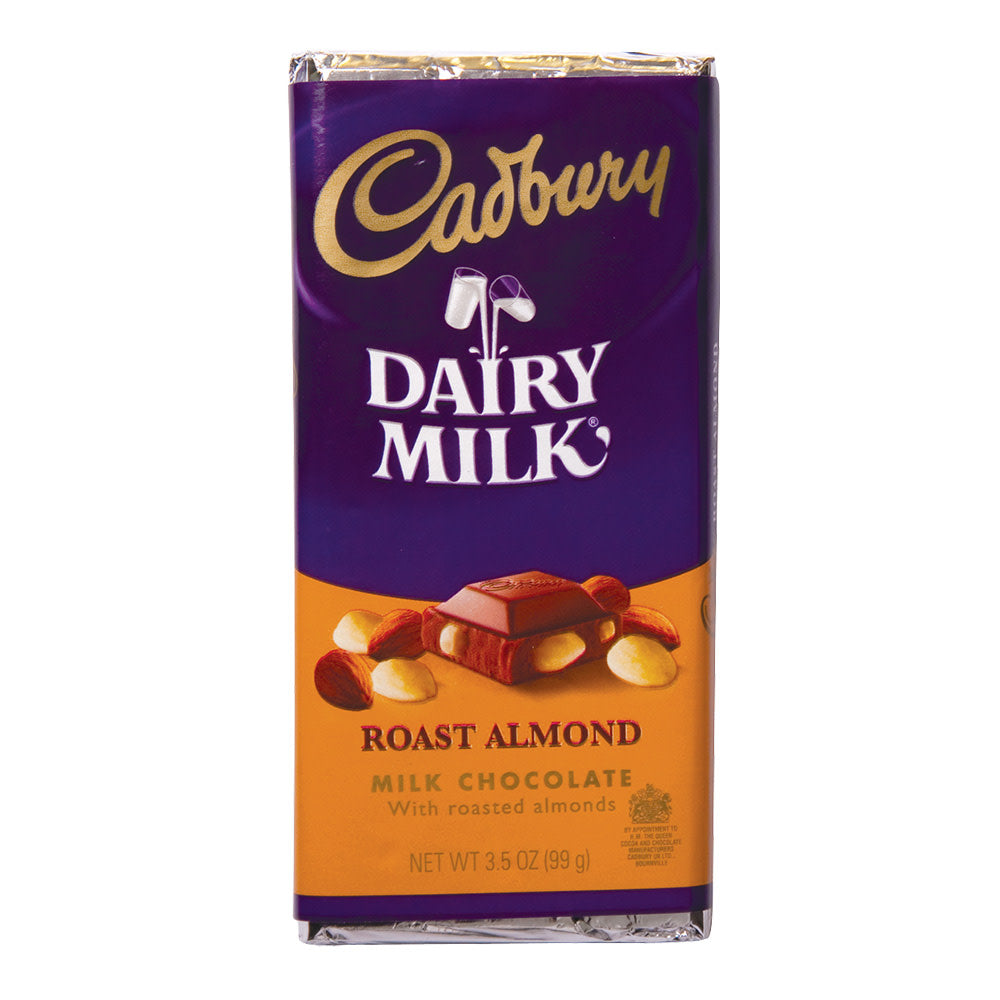 Wholesale Cadbury Roast Almond Milk Chocolate 3.5 Oz Bar- Bulk