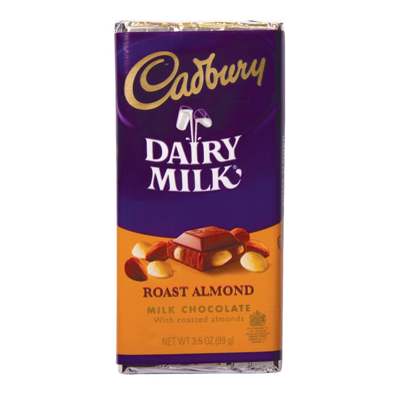 Wholesale Cadbury Roast Almond Milk Chocolate 3.5 Oz Bar- Bulk