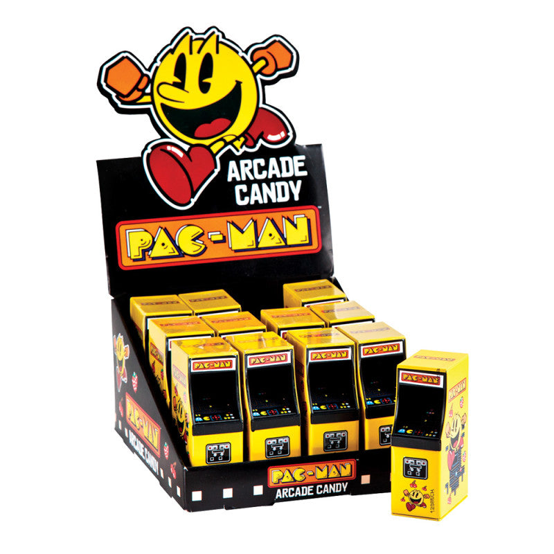 Wholesale Pac-Man Arcade Strawberry Candies 0.6 Oz Tin Bulk
