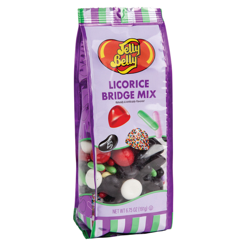 Wholesale Jelly Belly Licorice Bridge Mix 6.75 Oz Gift Bag-12ct Case Bulk