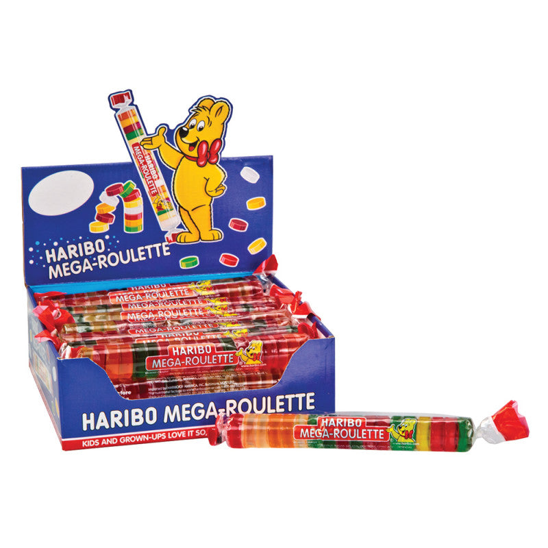 Haribo Mega Roulette Gummi Candy - 24ct