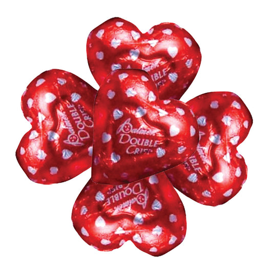 Wholesale Double Crisp Foiled Hearts- Bulk