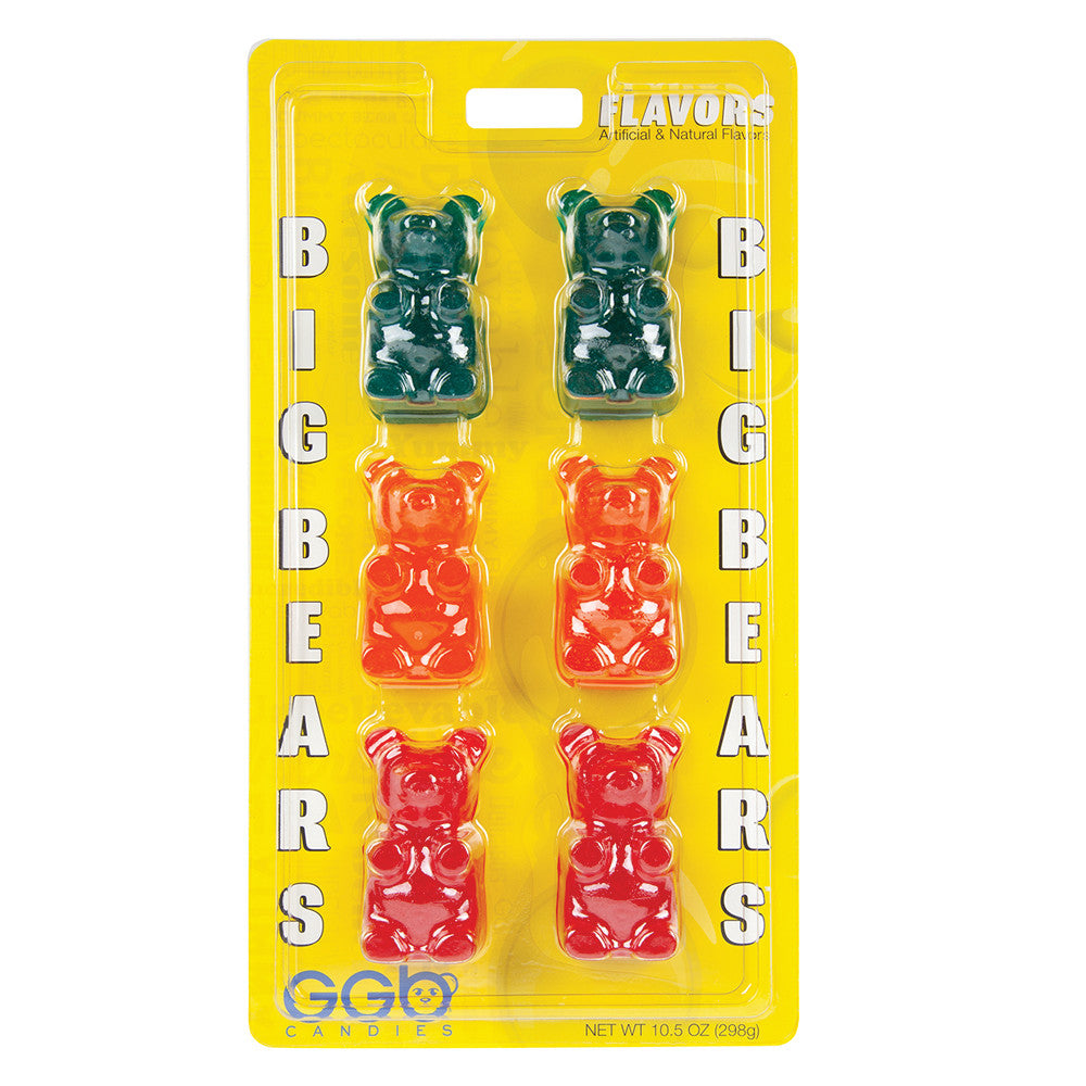 Big Gummy Bears 6 Pc 8.5 Oz
