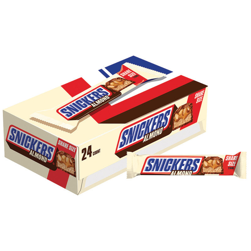 Wholesale Snickers Almond 3.23 Oz King Size Bar- Bulk